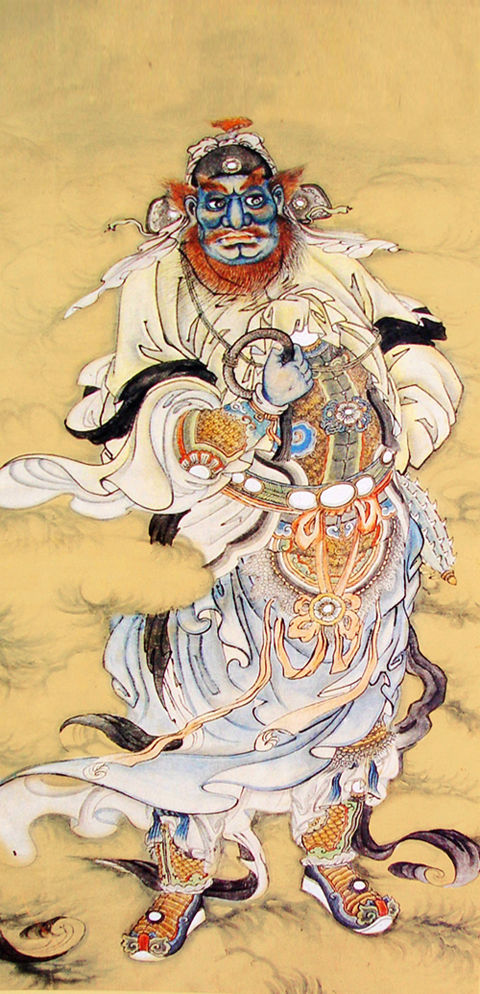 地祇太保温天君：提点天下神祇，掌地府急取人案之典